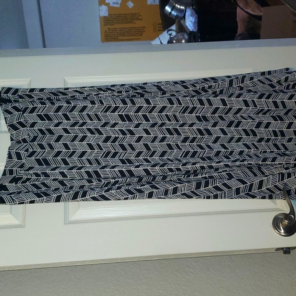Black and white skirt